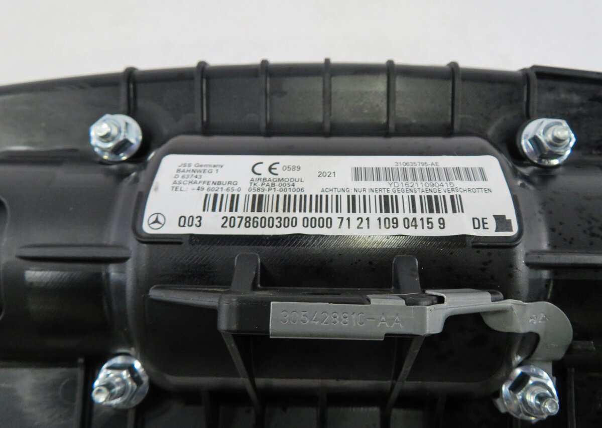 Thumbnail 4: 12-17 MERCEDES E350 E400 E550 (A207 C207 W207) RIGHT FRONT PASSENGER DASH AIRBAG