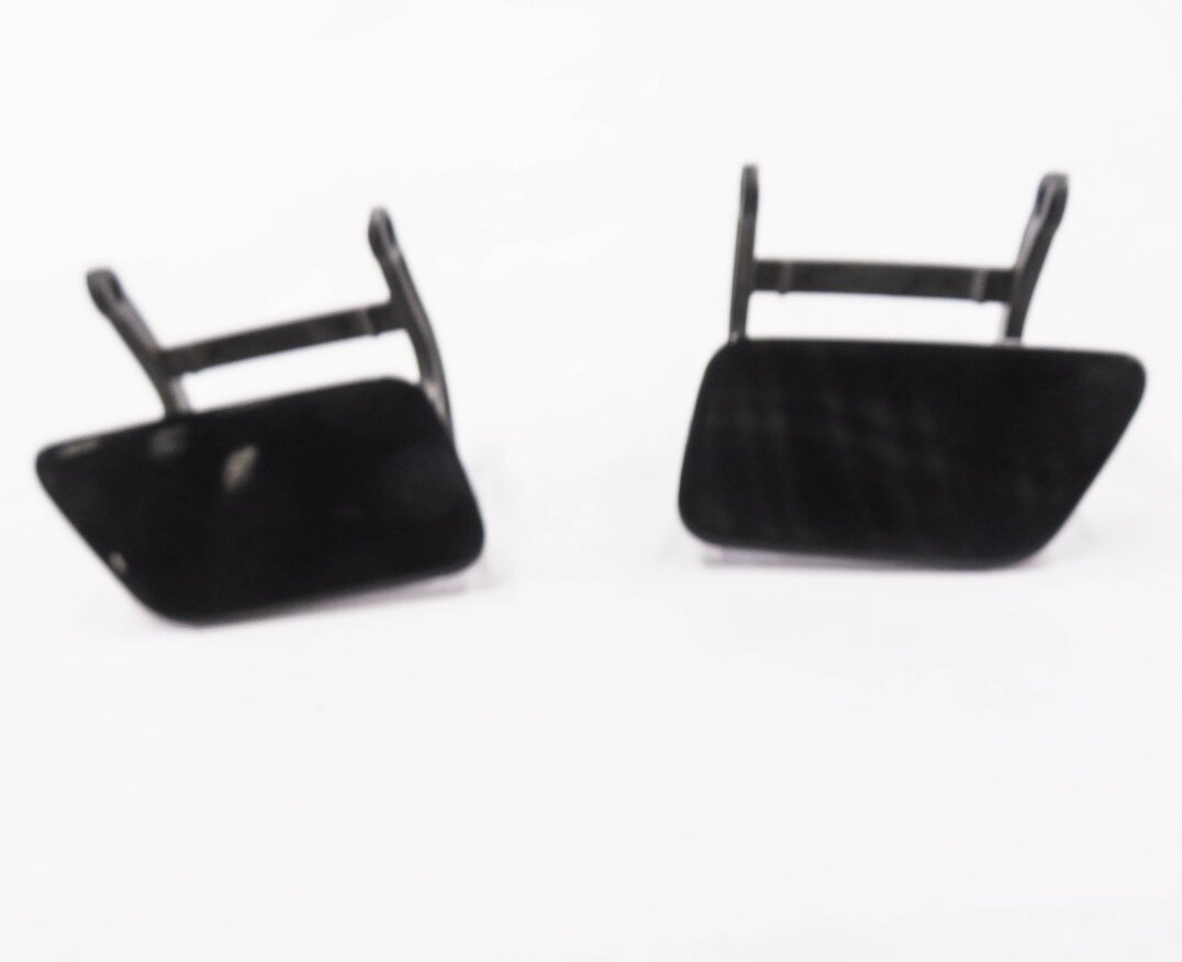 Thumbnail 2: 2006 BMW 550i (E60) FRONT BUMPER WASHER NOZZLE COVER SET (BLACK)