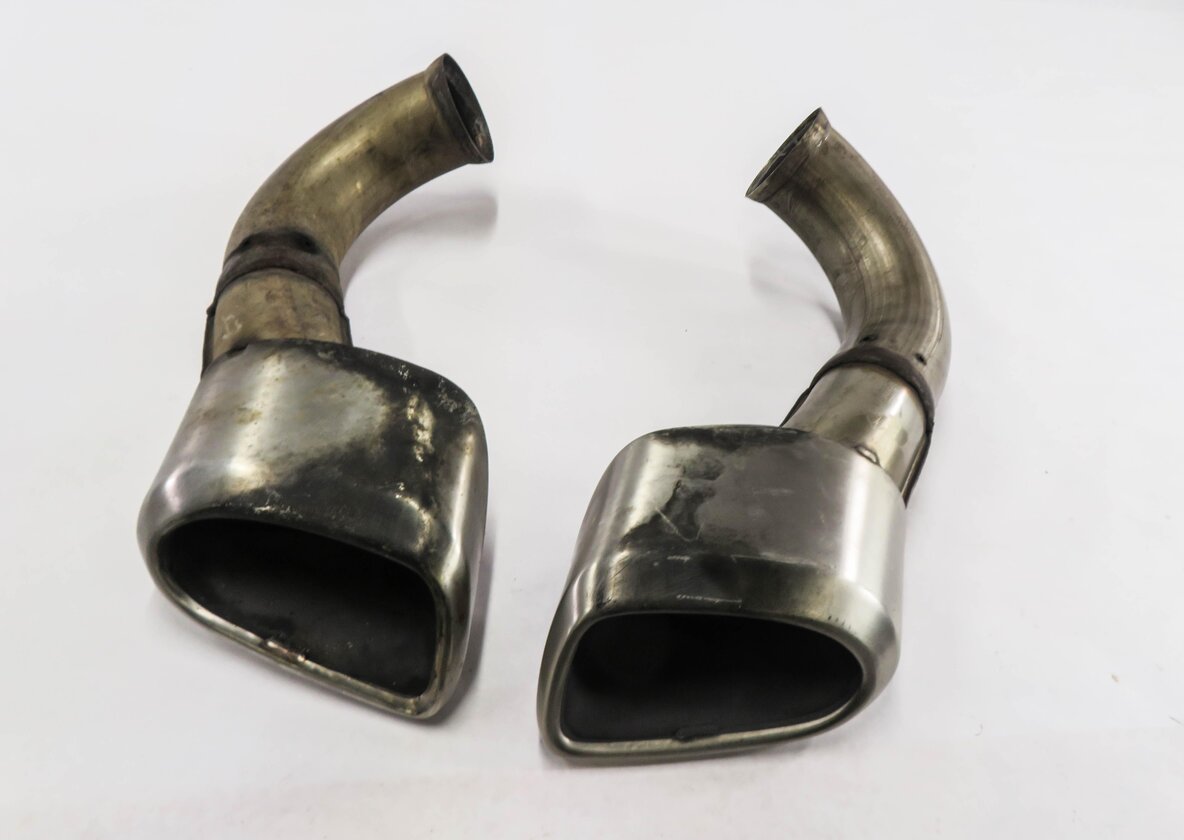 Thumbnail 2: 2008-2010 PORSCHE CAYENNE (957) LEFT & RIGHT EXHAUST TIP SET