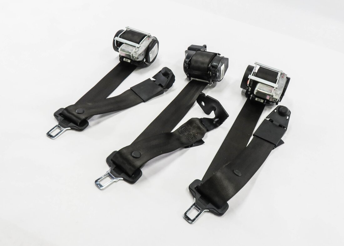 2013 RANGE ROVER (L405) REAR SEAT SEATBELT RETRACTOR SET-3 (BLACK)