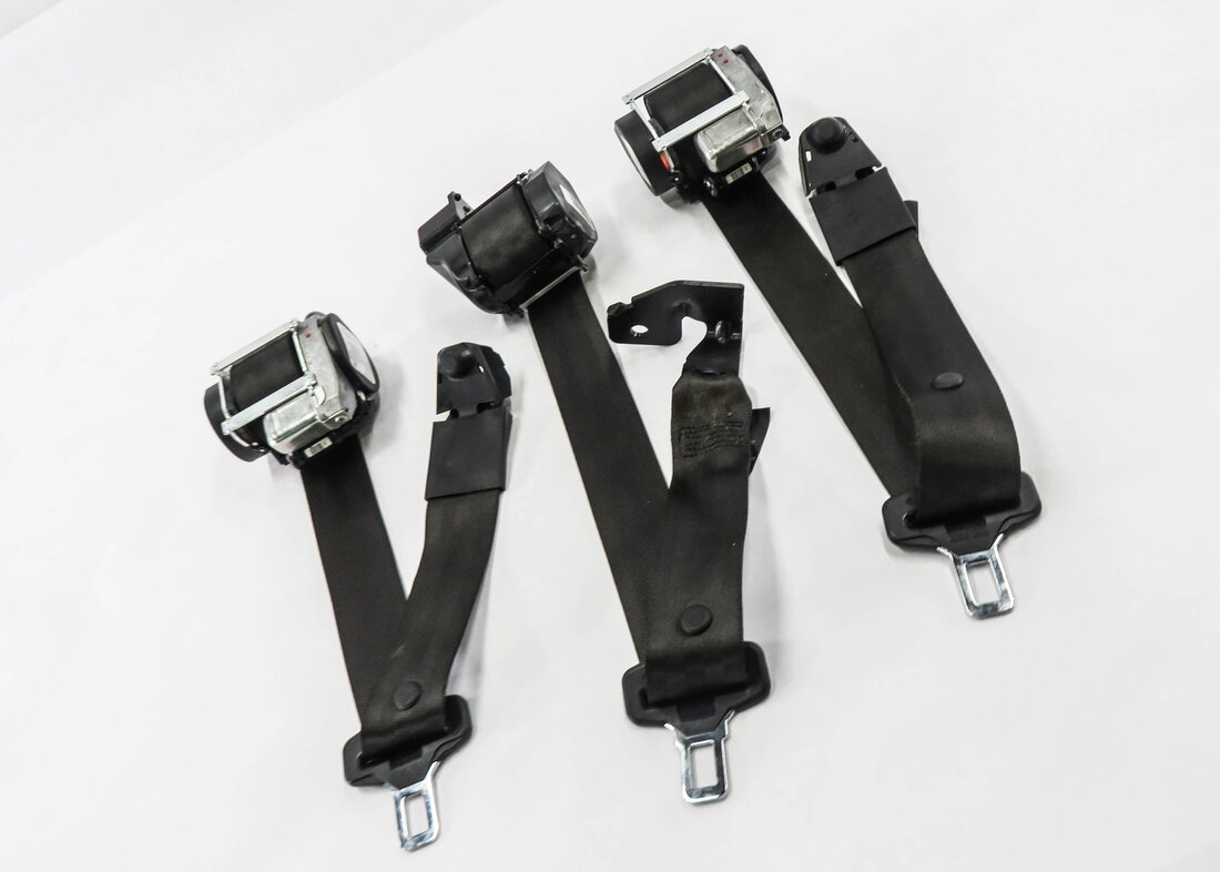 Thumbnail 3: 2013 RANGE ROVER (L405) REAR SEAT SEATBELT RETRACTOR SET-3 (BLACK)