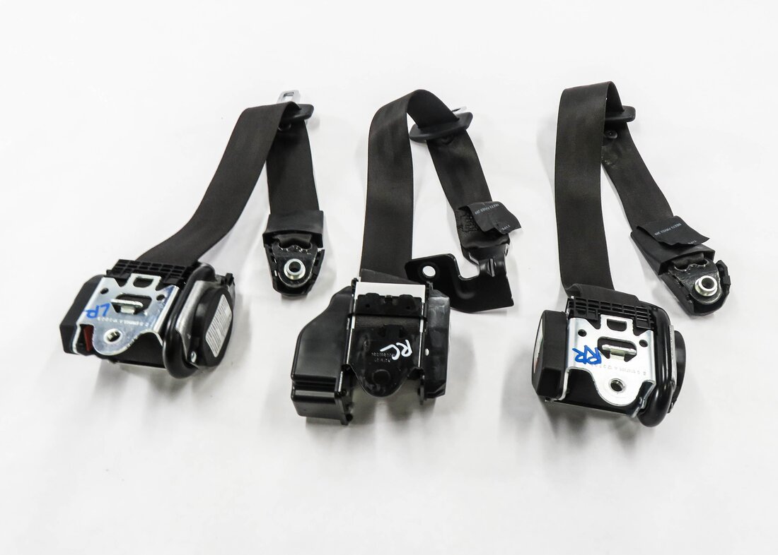 Thumbnail 4: 2013 RANGE ROVER (L405) REAR SEAT SEATBELT RETRACTOR SET-3 (BLACK)