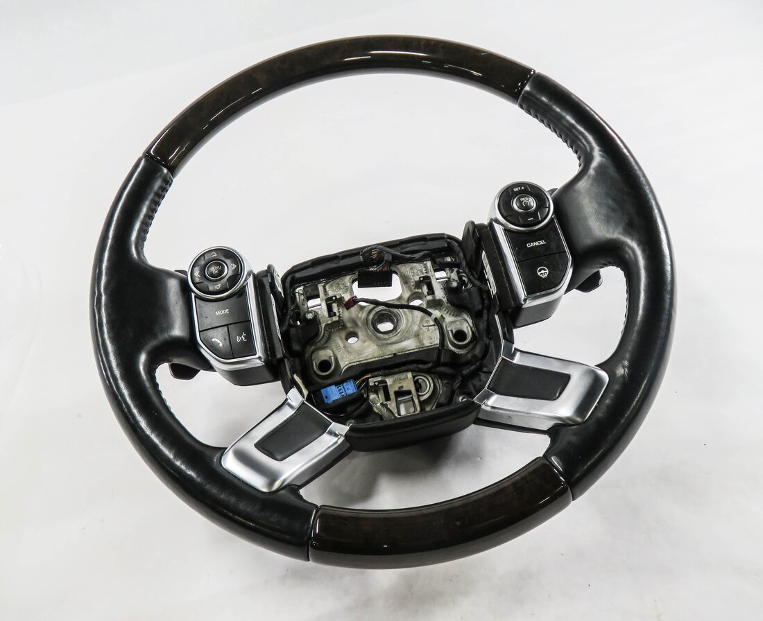 13-21 LAND ROVER DISCOVERY RANGE ROVER (L405 L462) HEATED STEERING WHEEL (WOOD)