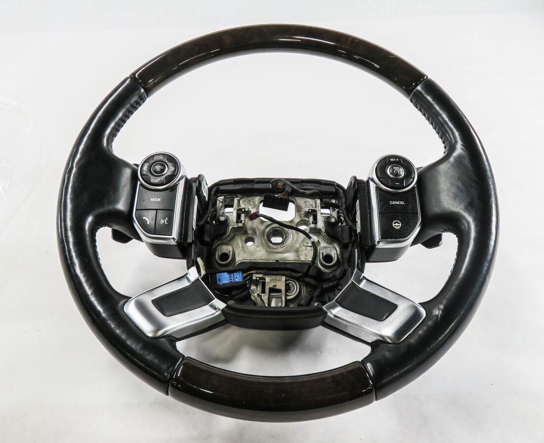 Thumbnail 4: 13-21 LAND ROVER DISCOVERY RANGE ROVER (L405 L462) HEATED STEERING WHEEL (WOOD)