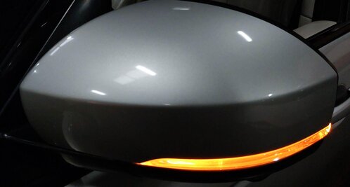 Thumbnail 3: 2013 RANGE ROVER (L405) LEFT - PFOLD BLIND SPOT CAMERA DOOR MIRROR (LUXOR 869)