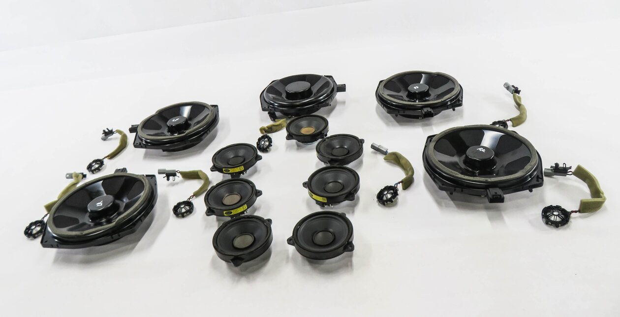 2013 RANGE ROVER (L405) RADIO STEREO AUDIO SUB SUBWOOFER TWEETER SPEAKER SET