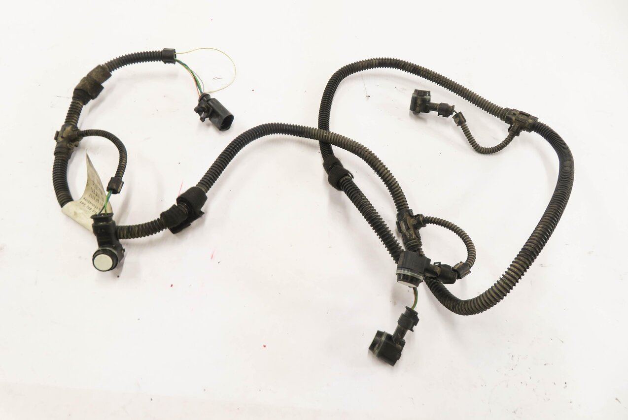 Thumbnail 2: 2011 PORSCHE CAYENNE (958) REAR PDC PARK DISTANCE SENSOR SET w/ HARNESS (WHITE)