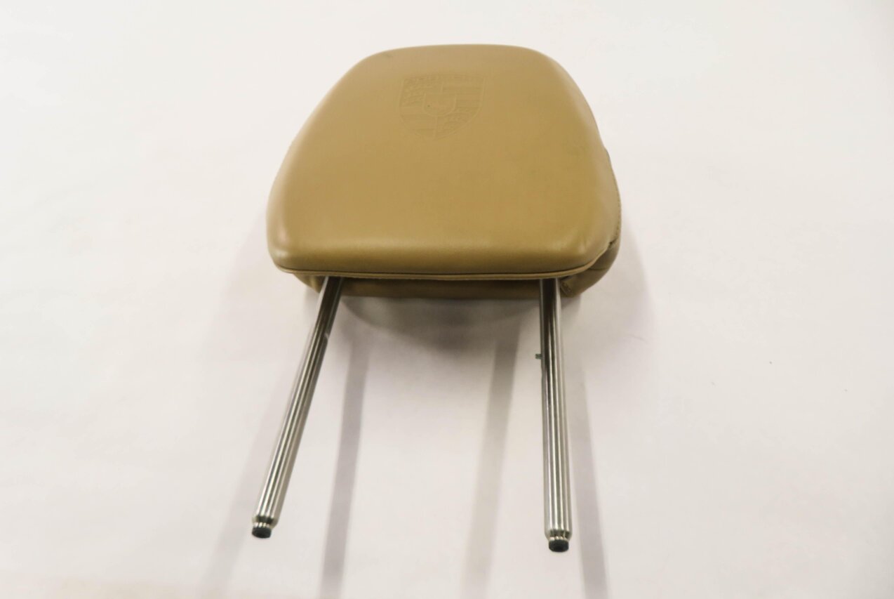 Thumbnail 2: 2011 PORSCHE CAYENNE (958) LEFT REAR SEAT HEADREST (EMBOSSED / LUXOR BEIGE)