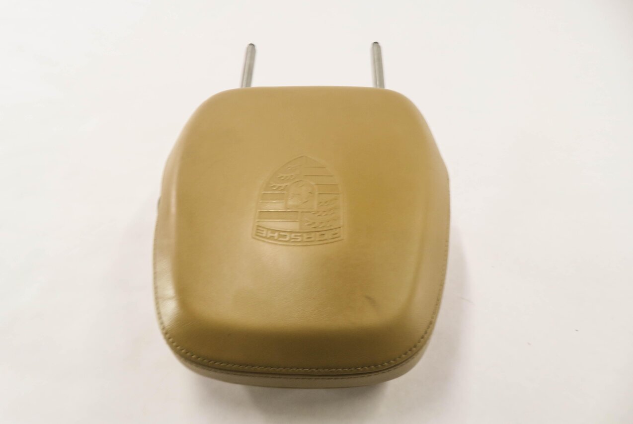 Thumbnail 3: 2011 PORSCHE CAYENNE (958) LEFT REAR SEAT HEADREST (EMBOSSED / LUXOR BEIGE)