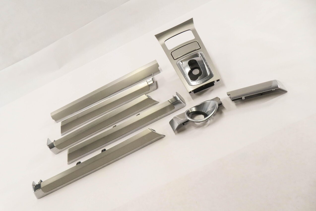 Thumbnail 13: 2011 PORSCHE CAYENNE (958) DASH DOOR CONSOLE TRIM PANEL SET (SILVER)