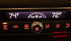 Thumbnail 2: 2015-2018 AUDI A3 S3 (8V) FRONT DUAL ZONE HEATER A/C TEMPERATURE CONTROL PANEL