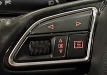 Thumbnail 2: 2015-2016 AUDI A3 (8V) LEFT FRONT DRIVER (3 SPOKE) STEERING WHEEL w/ SWITCHES