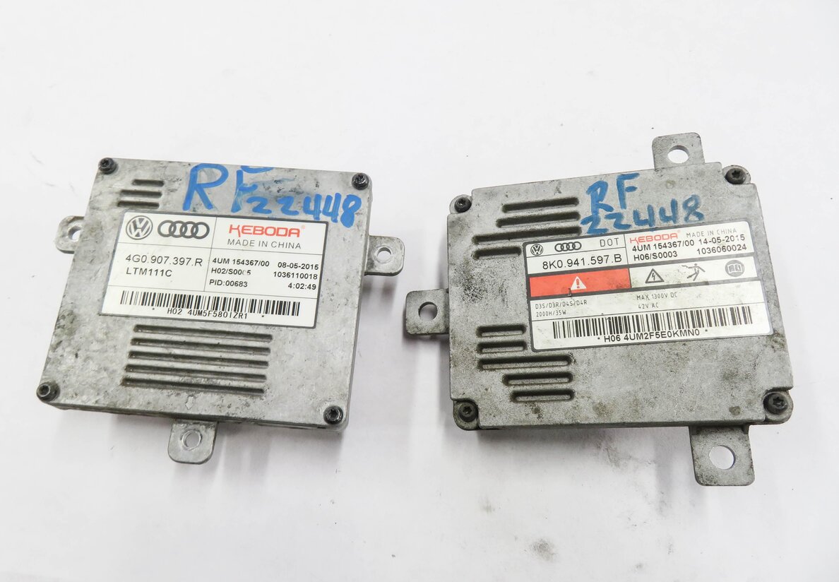 Thumbnail 3: 2010-2016 AUDI A3 Q7 (8V 4L) XENON HID HEADLIGHT BALLAST LIGHT LAMP MODULE SET