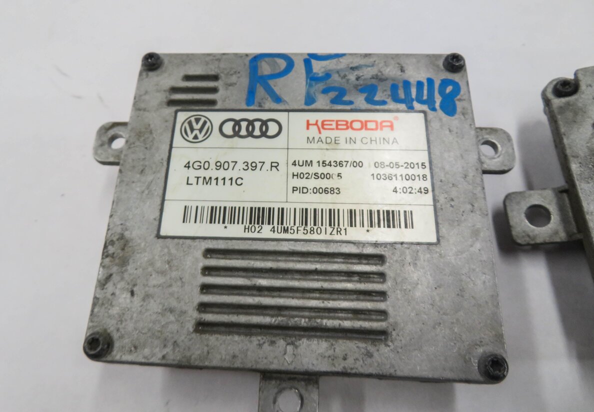 Thumbnail 4: 2010-2016 AUDI A3 Q7 (8V 4L) XENON HID HEADLIGHT BALLAST LIGHT LAMP MODULE SET