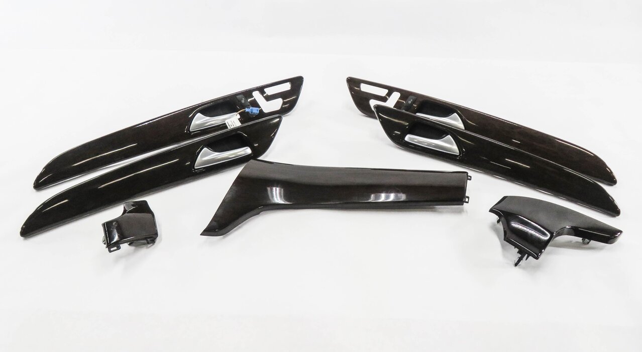 Thumbnail 2: 2014 MERCEDES ML350 (W166) DASH & DOOR TRIM SET (EUCALYPTUS WOOD GRAIN)
