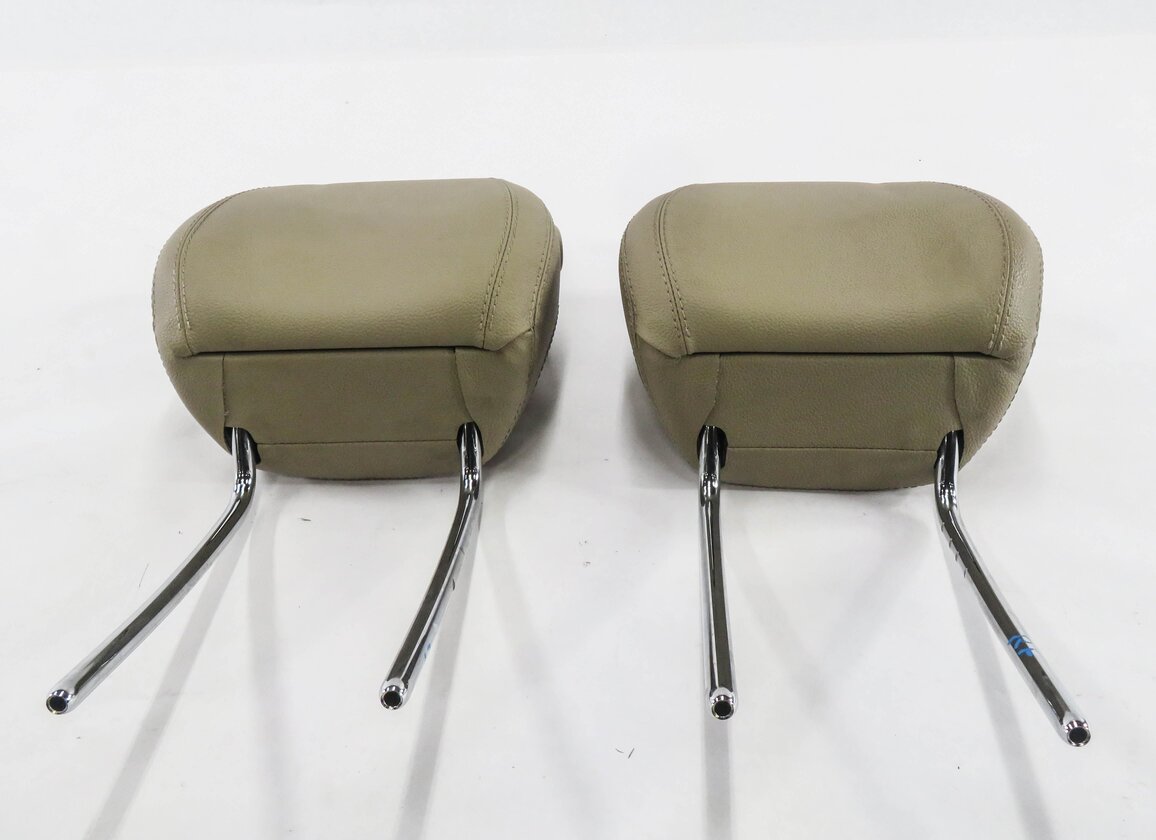 2014 MERCEDES ML350 (W166) FRONT LEFT & RIGHT SEAT HEADREST SET-2 (BEIGE 105A)