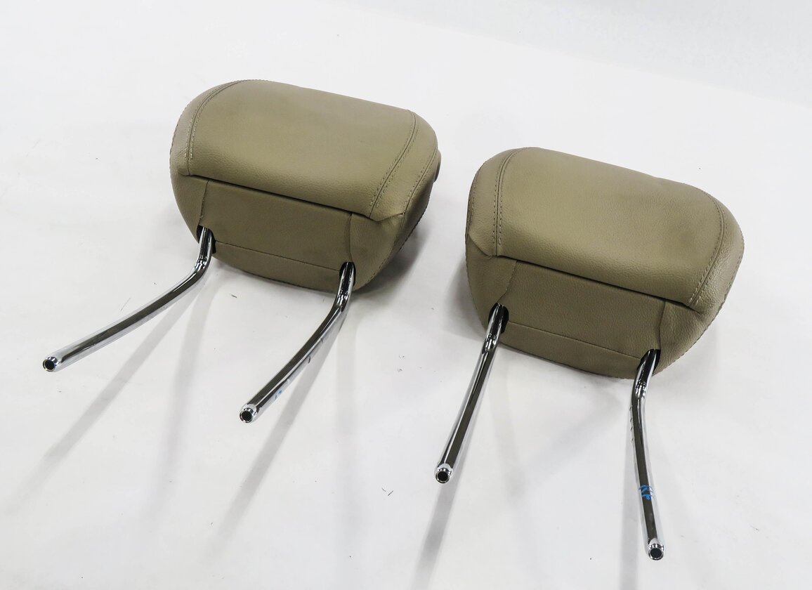 Thumbnail 2: 2014 MERCEDES ML350 (W166) FRONT LEFT & RIGHT SEAT HEADREST SET-2 (BEIGE 105A)