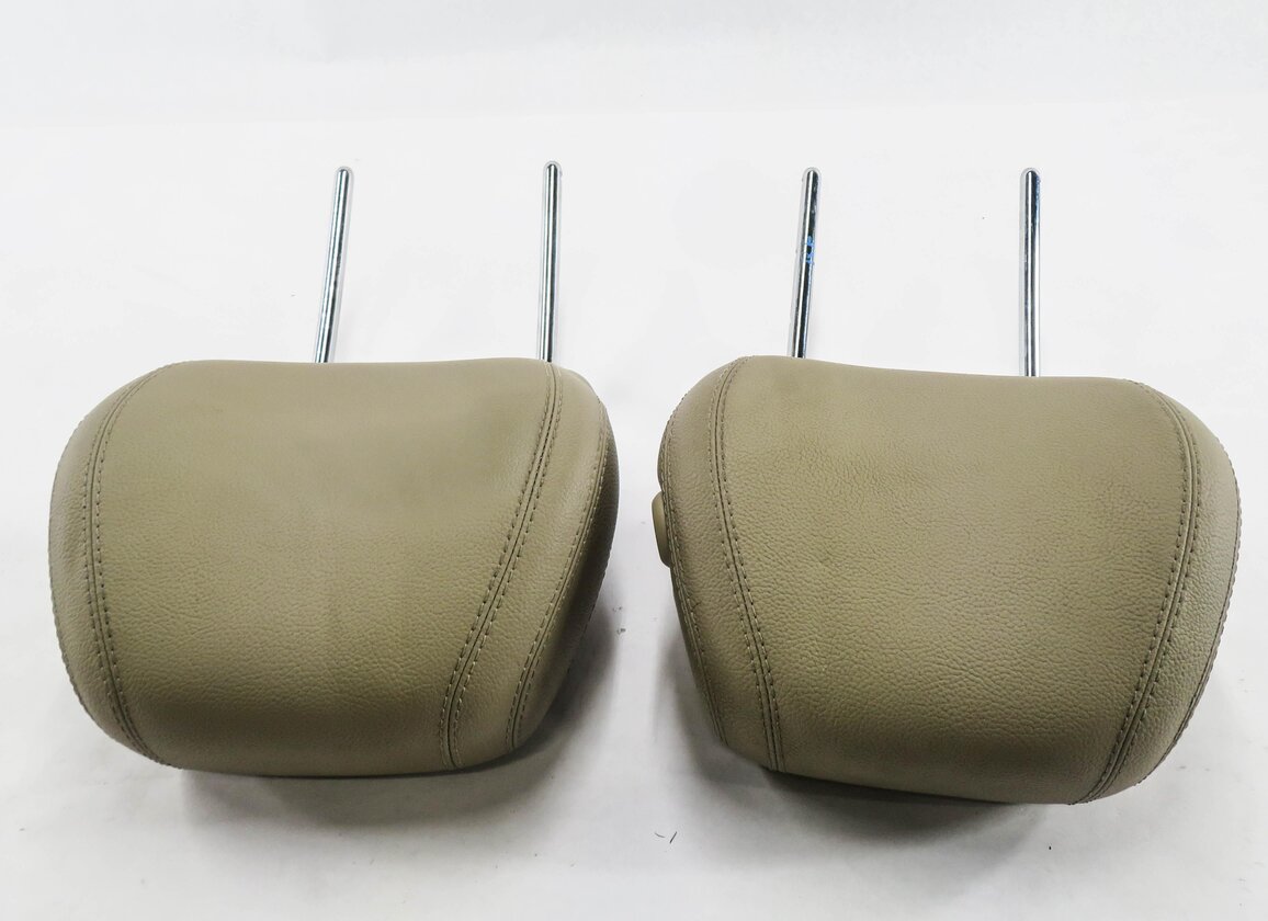 Thumbnail 3: 2014 MERCEDES ML350 (W166) FRONT LEFT & RIGHT SEAT HEADREST SET-2 (BEIGE 105A)