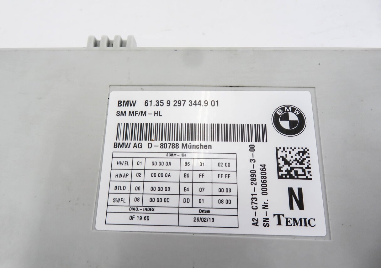 Thumbnail 4: 2010-2017 BMW 528i 535i 550i 650i 740i 750i (F01 F10) COMFORT MEMORY SEAT MODULE