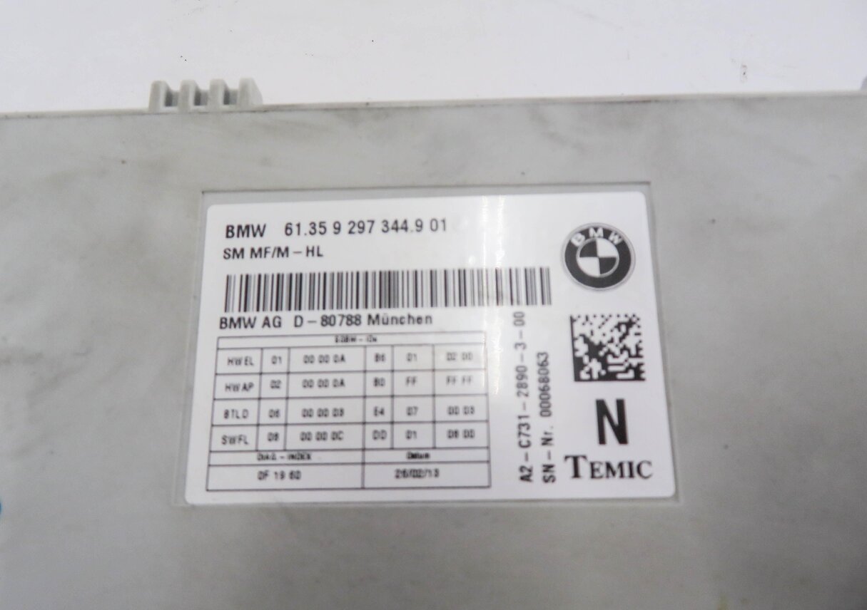 Thumbnail 4: 2010-2017 BMW 528i 535i 550i 650i 740i 750i (F01 F10) COMFORT MEMORY SEAT MODULE