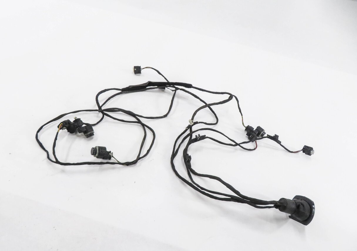 2013 BMW 535i (F10) REAR PDC PARK DISTANCE SENSOR SET w/ HARNESS (SOPHISTO GRAY)