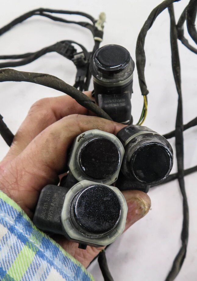 Thumbnail 5: 2013 BMW 535i (F10) REAR PDC PARK DISTANCE SENSOR SET w/ HARNESS (SOPHISTO GRAY)