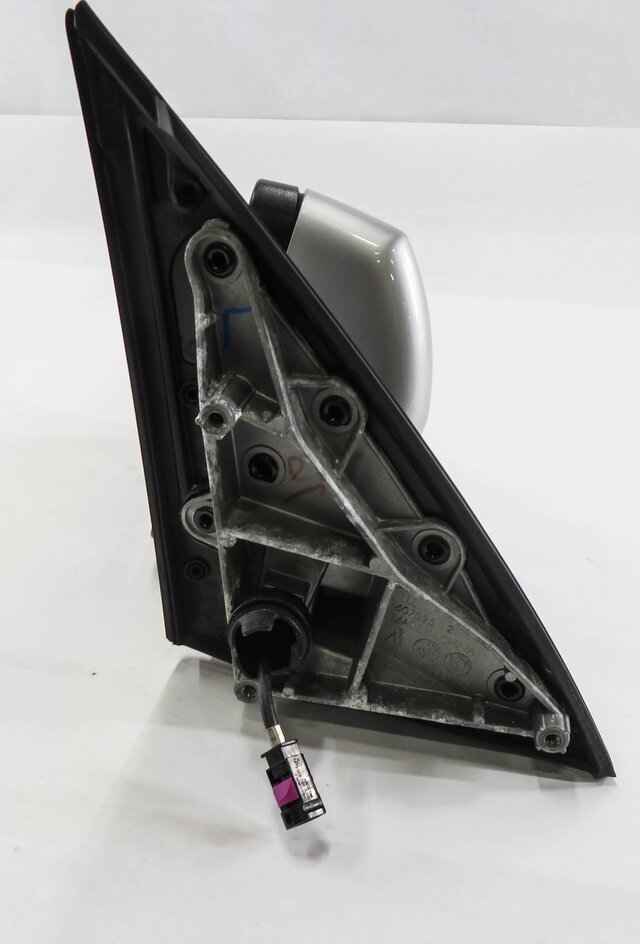 Thumbnail 4: 2010-2013 BMW X5 (E70) LEFT P-FOLD AUTODIM CAMERA HEATED DOOR MIRROR (SILVER)