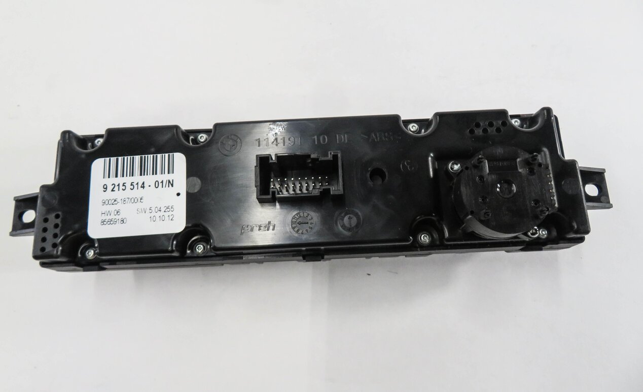 Thumbnail 5: 2007-2013 BMW X5 (E70) REAR HEATER A/C CLIMATE TEMPERATURE CONTROL PANEL