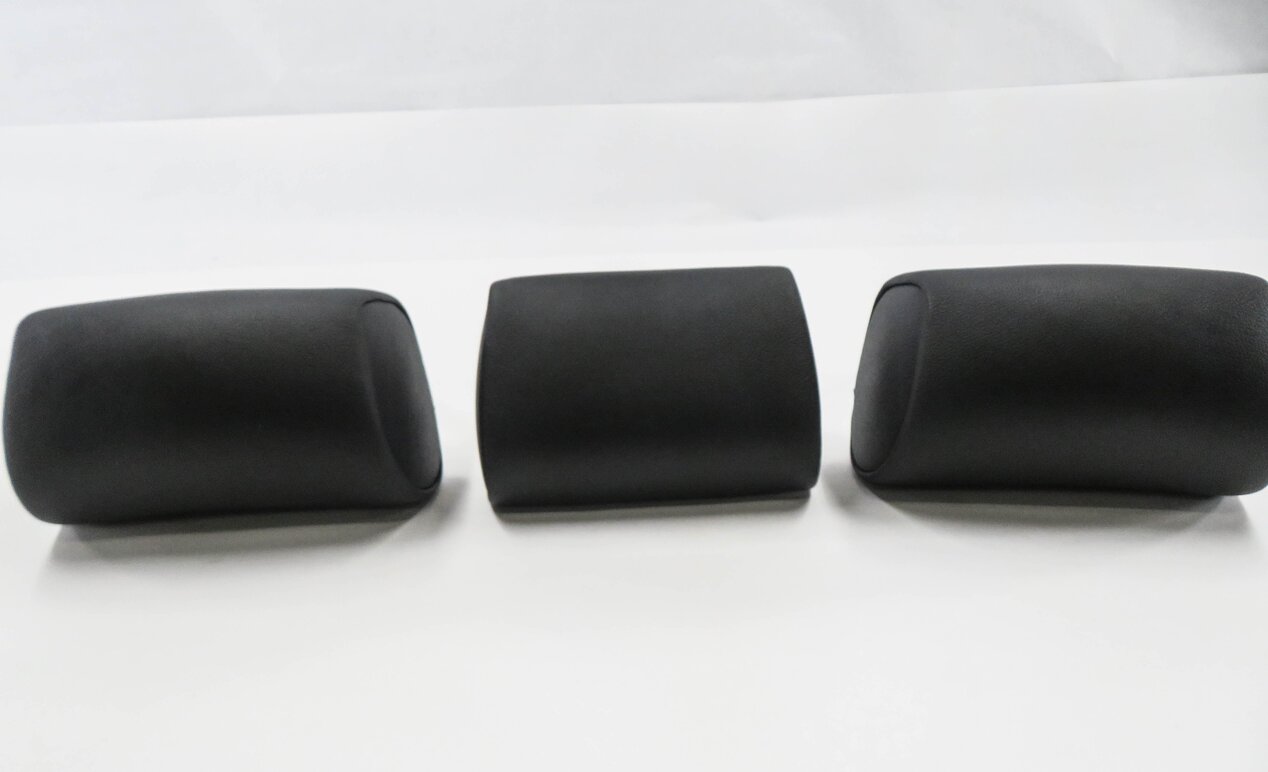 Thumbnail 4: 2013 BMW X5 (E70) REAR 2nd SECOND ROW SEAT HEADREST SET-3 (BLACK LEATHER LVSW)