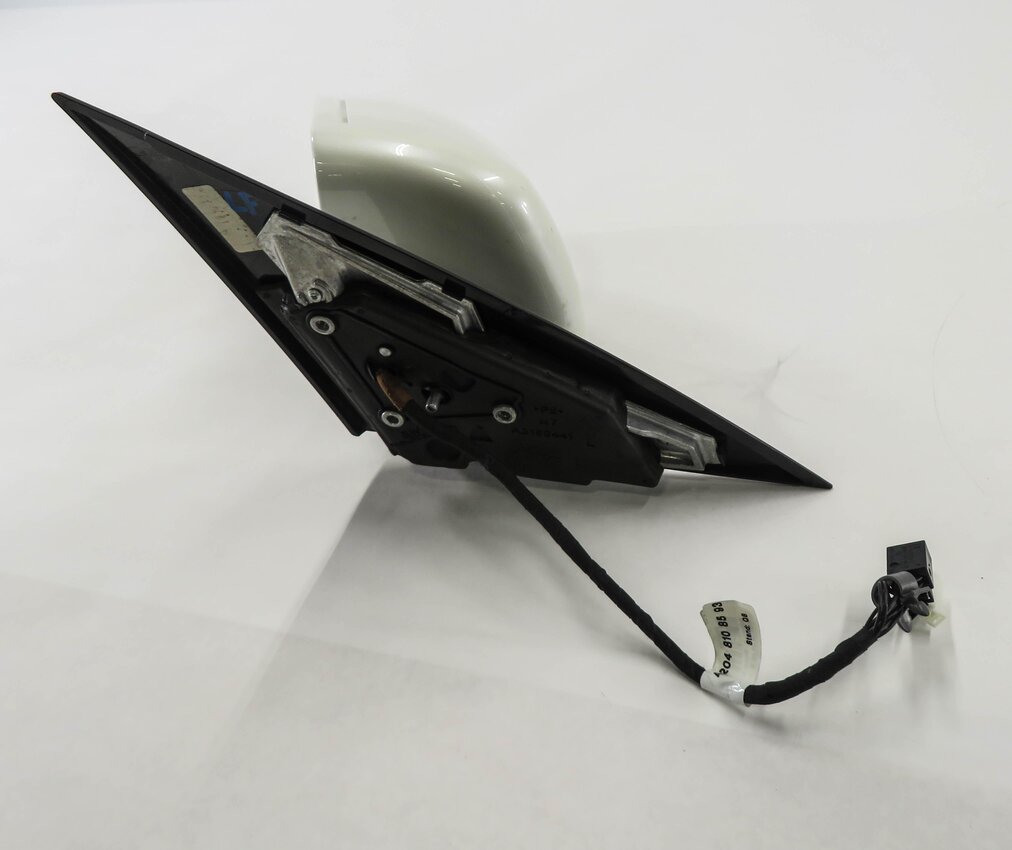 Thumbnail 4: 12-15 MERCEDES C250 C350 C63 (W204) LEFT - HEAT MEM AUTODIM DOOR MIRROR (WHITE)