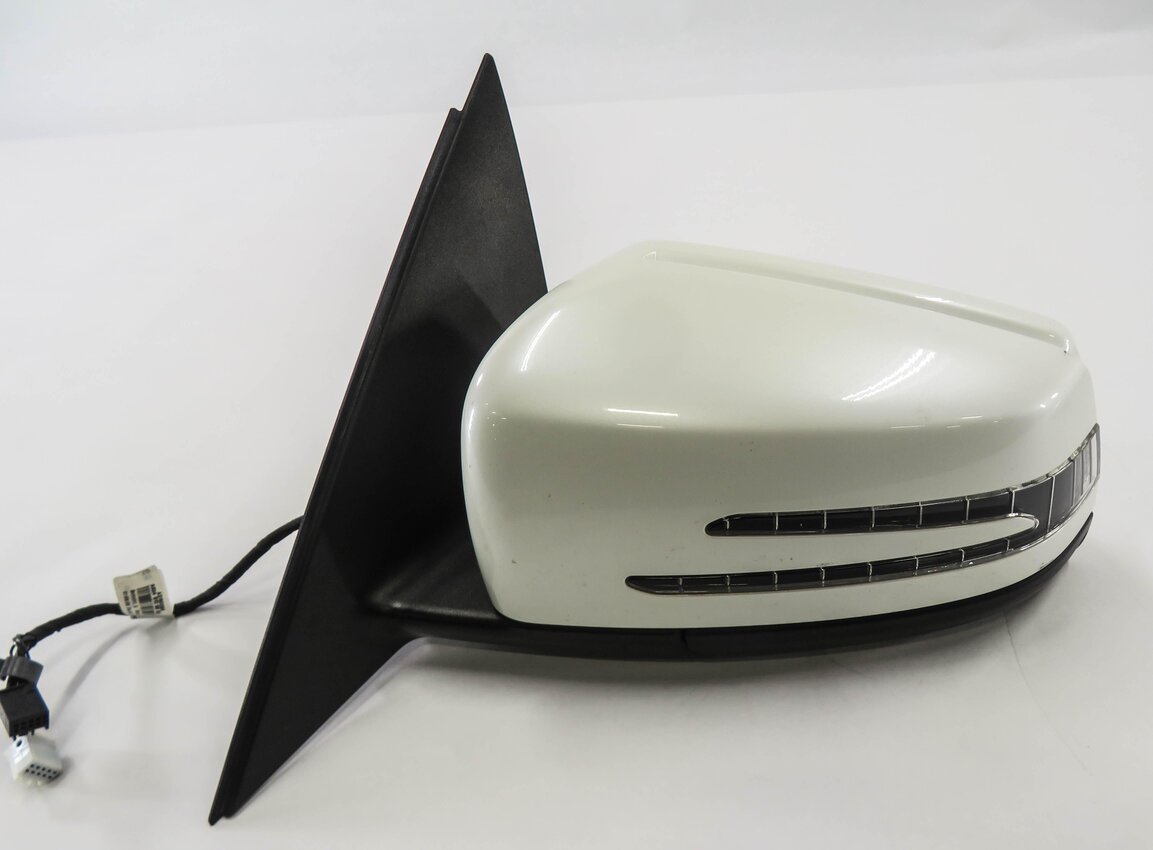 Thumbnail 5: 12-15 MERCEDES C250 C350 C63 (W204) LEFT - HEAT MEM AUTODIM DOOR MIRROR (WHITE)