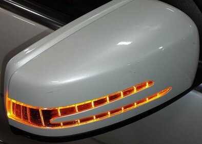 Thumbnail 2: 12-15 MERCEDES C250 C350 C63 (W204) RIGHT HEATED MEMORY DOOR MIRROR (WHITE)