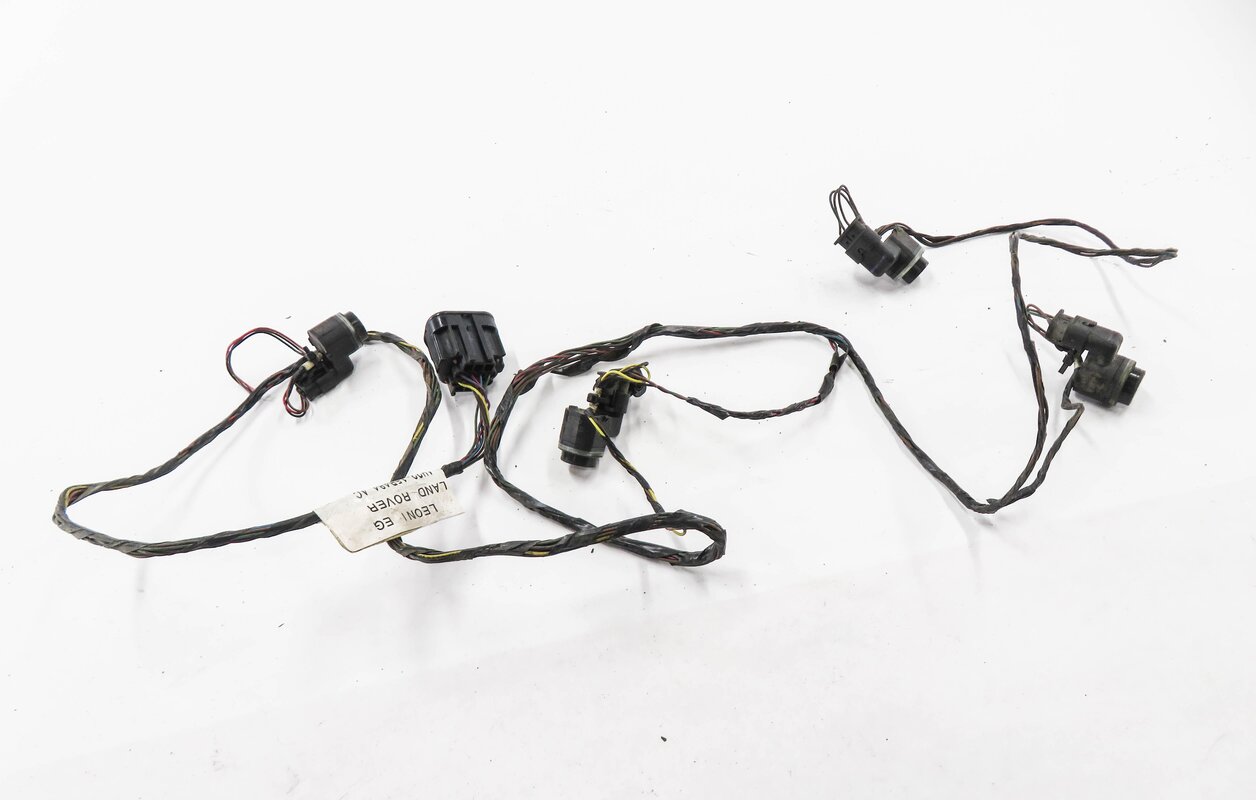 2010 LAND ROVER LR4 - REAR PDC PARK DISTANCE SENSOR SET w/ HARNESS (BLACK)