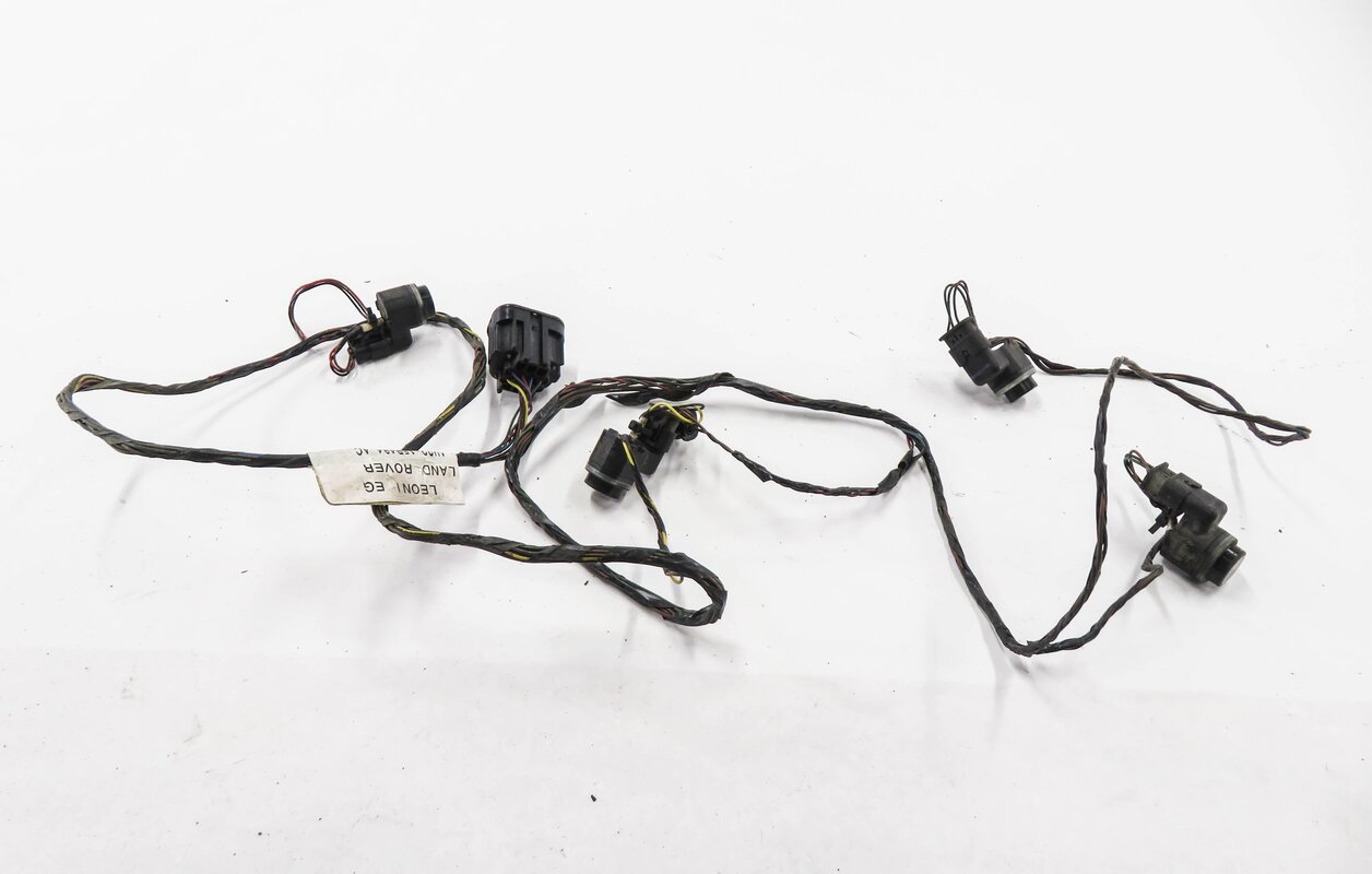Thumbnail 2: 2010 LAND ROVER LR4 - REAR PDC PARK DISTANCE SENSOR SET w/ HARNESS (BLACK)