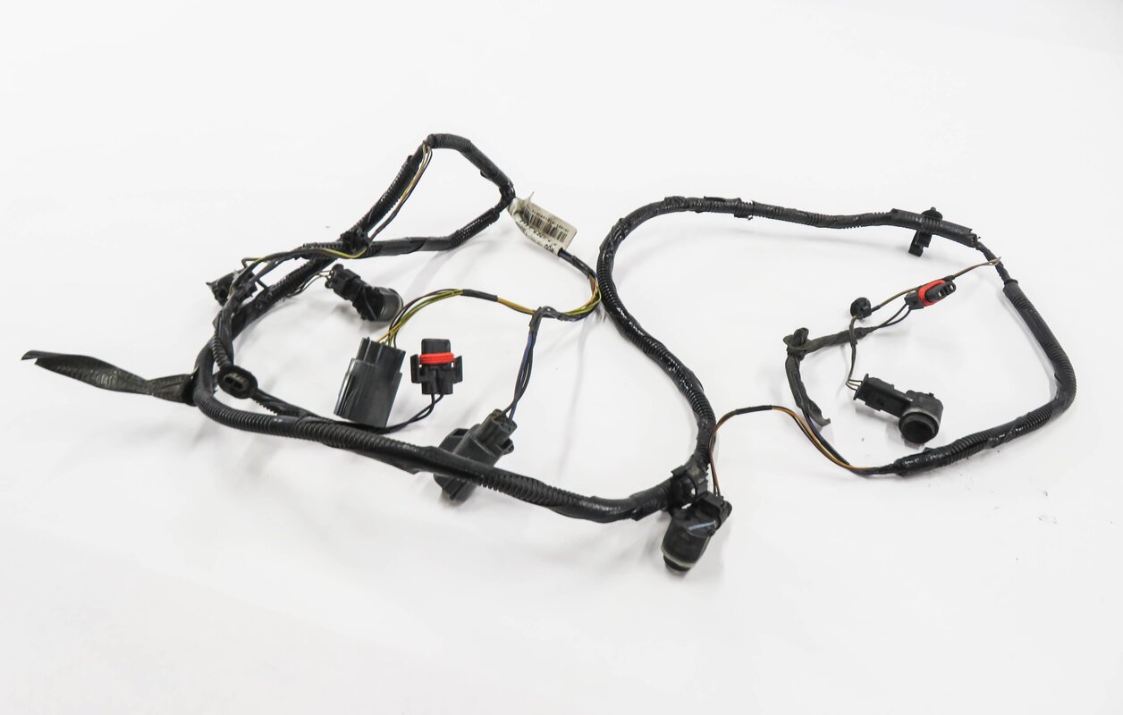 Thumbnail 2: 2010 LAND ROVER LR4 - FRONT PDC PARK DISTANCE SENSOR SET w/ HARNESS (BLACK)