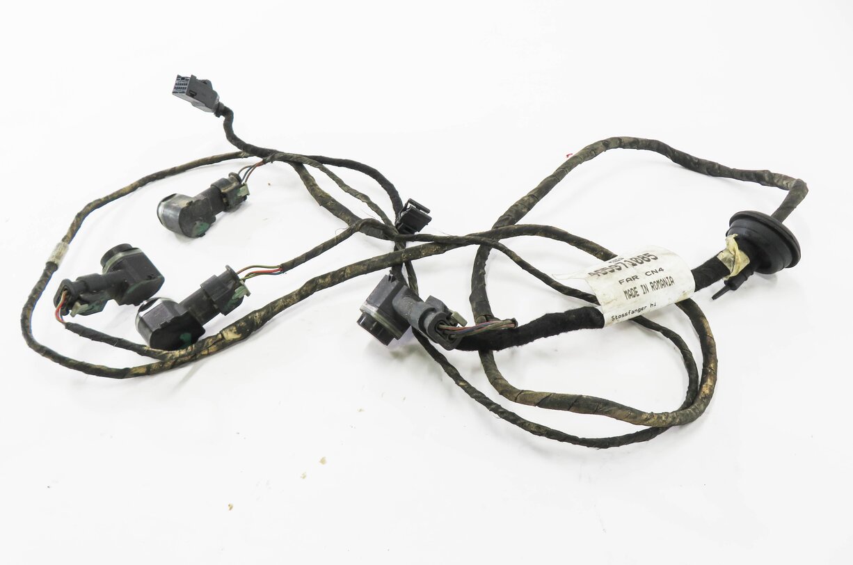 Thumbnail 2: 2012 AUDI A6 (C7) REAR PDC PARK DISTANCE SENSOR SET w/ HARNESS (BLACK)