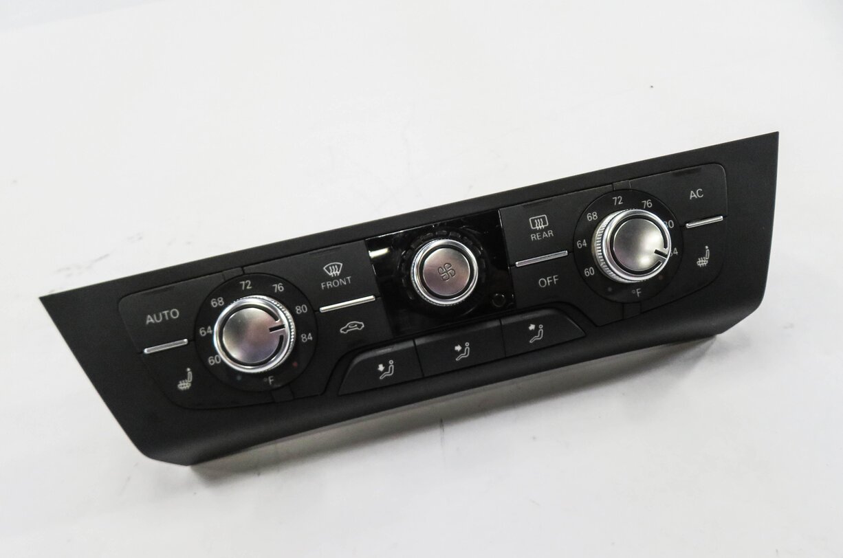 12-15 AUDI A6 S6 A7 S7 (C7) FRONT HEATER A/C TEMPERATURE CONTROL (HEATED SEAT)