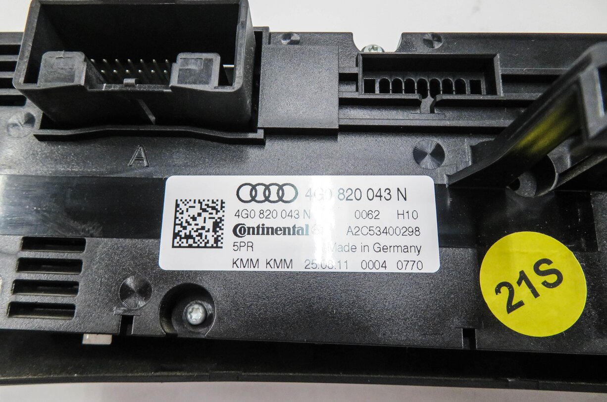 Thumbnail 6: 12-15 AUDI A6 S6 A7 S7 (C7) FRONT HEATER A/C TEMPERATURE CONTROL (HEATED SEAT)