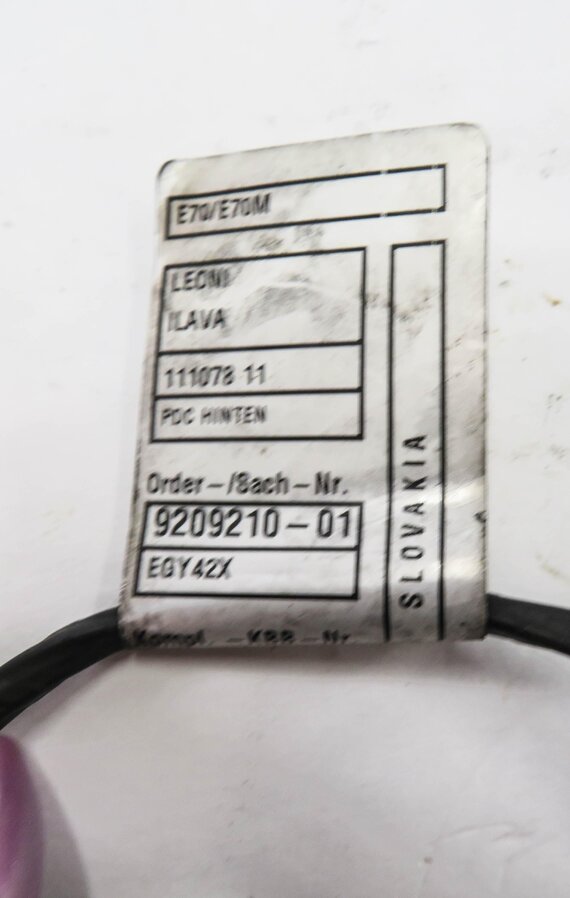 Thumbnail 4: 2011 BMW X5M ///M (E70) REAR PDC PARK DISTANCE SENSOR SET w/ HARNESS (BLACK 416)
