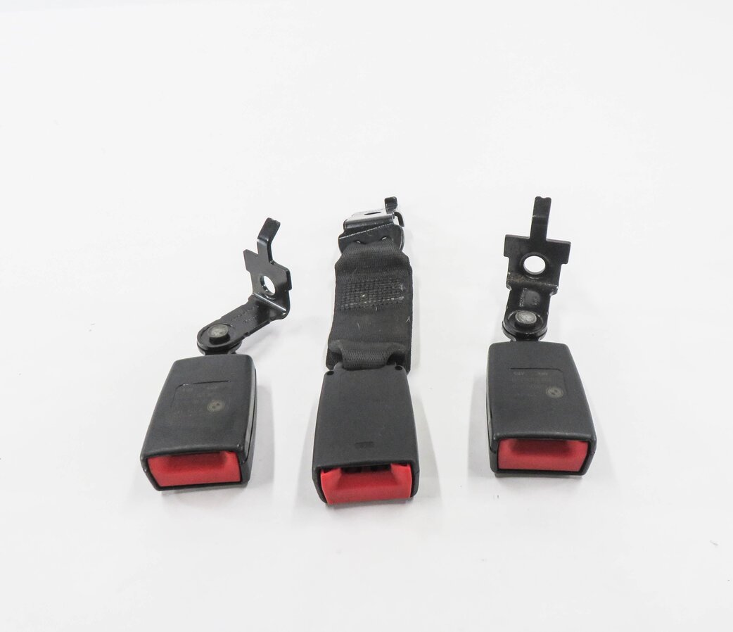 Thumbnail 4: 2011 BMW X5M ///M (E70) REAR 2nd SECOND ROW SEAT SEATBELT BUCKLE RECEIVER SET-3