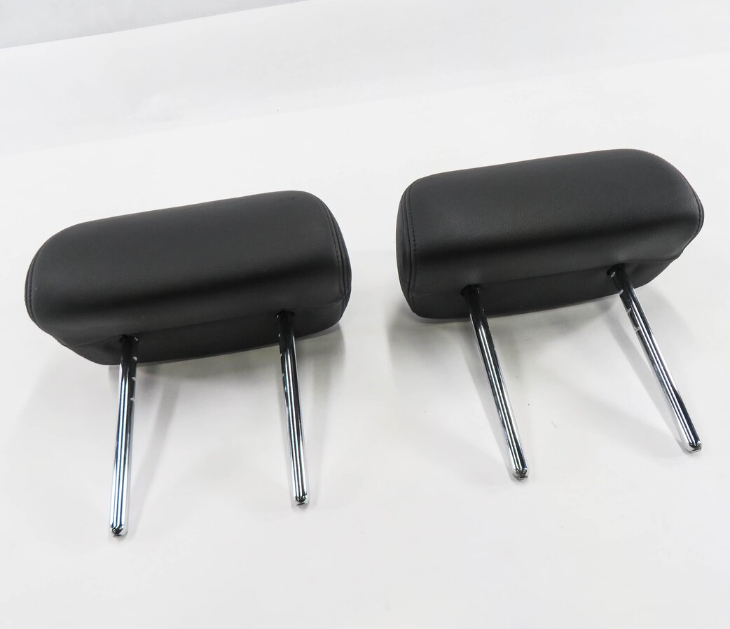 2011 BMW X5M ///M (E70) LEFT & RIGHT REAR SEAT HEADREST SET-2 (BLACK LEATHER)