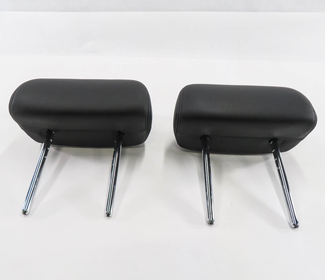 Thumbnail 2: 2011 BMW X5M ///M (E70) LEFT & RIGHT REAR SEAT HEADREST SET-2 (BLACK LEATHER)
