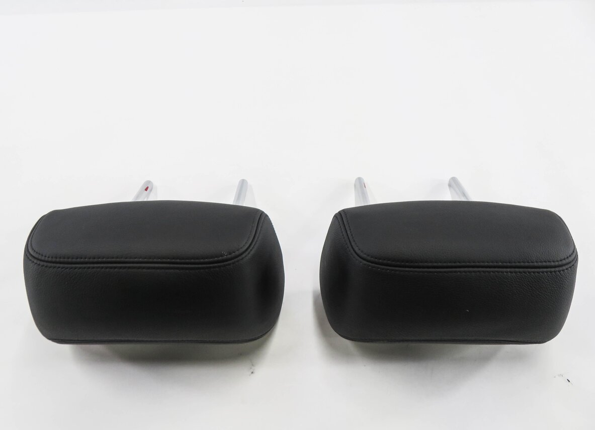 Thumbnail 4: 2011 BMW X5M ///M (E70) LEFT & RIGHT REAR SEAT HEADREST SET-2 (BLACK LEATHER)