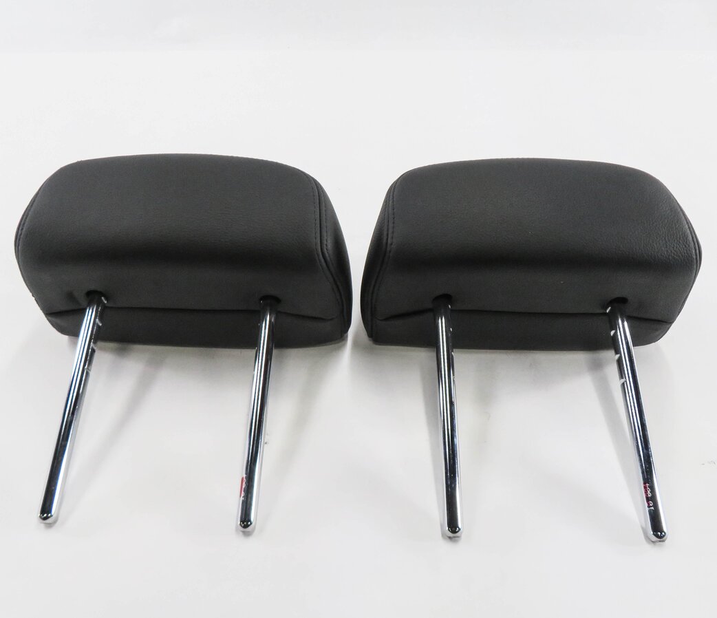 Thumbnail 5: 2011 BMW X5M ///M (E70) LEFT & RIGHT REAR SEAT HEADREST SET-2 (BLACK LEATHER)