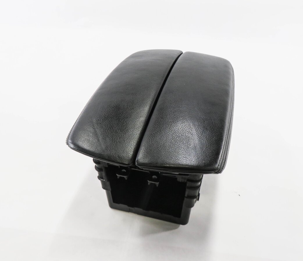 10-13 BMW X5 X5M (E70) FRONT CENTER CONSOLE STORAGE COMPARTMENT ARMREST (BLACK)
