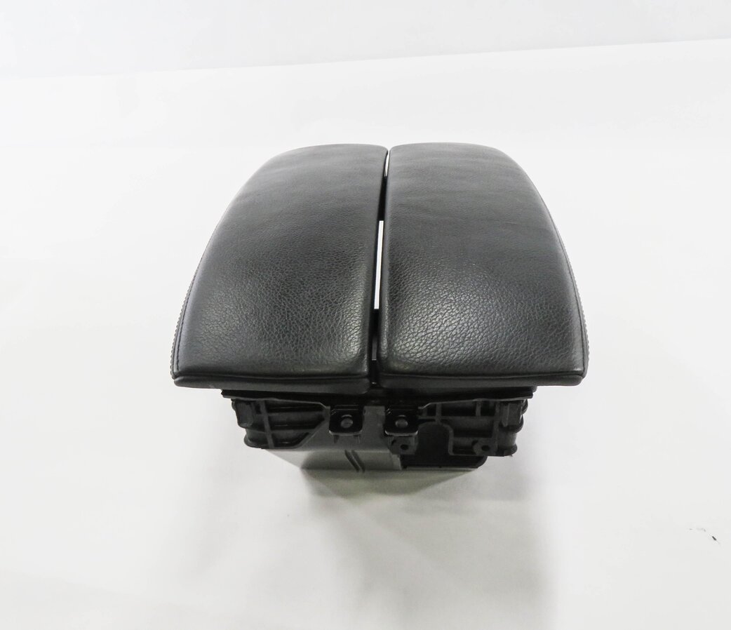 Thumbnail 3: 10-13 BMW X5 X5M (E70) FRONT CENTER CONSOLE STORAGE COMPARTMENT ARMREST (BLACK)