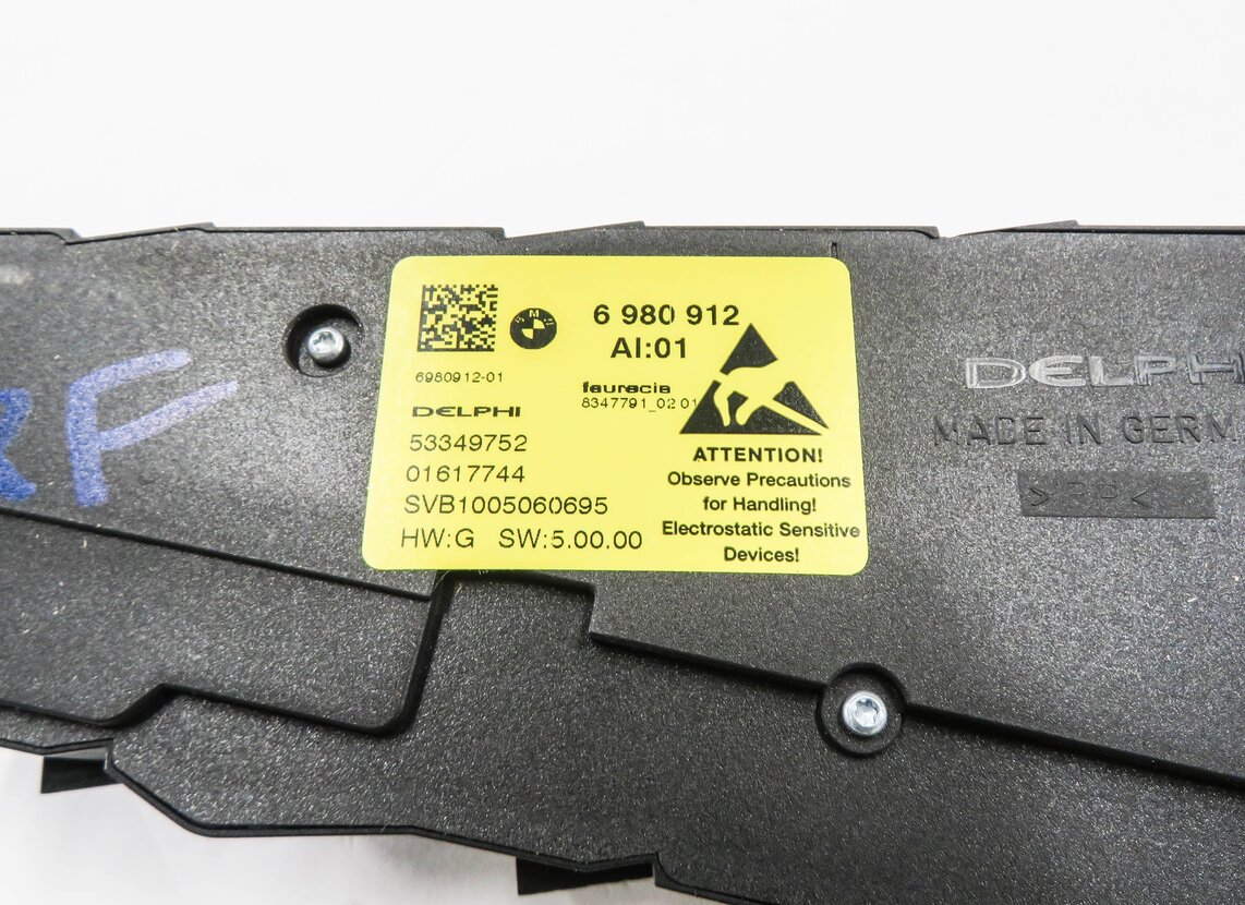 Thumbnail 5: 2011 BMW X5M ///M (E70) RIGHT FRONT PASSENGER MEMORY SEAT ADJUSTMENT SWITCH