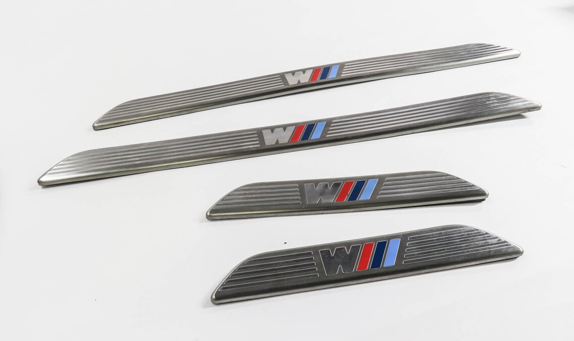 2011 BMW X5M ///M (E70) FRONT & REAR DOOR SILL SCUFF PANEL TRIM SET-4