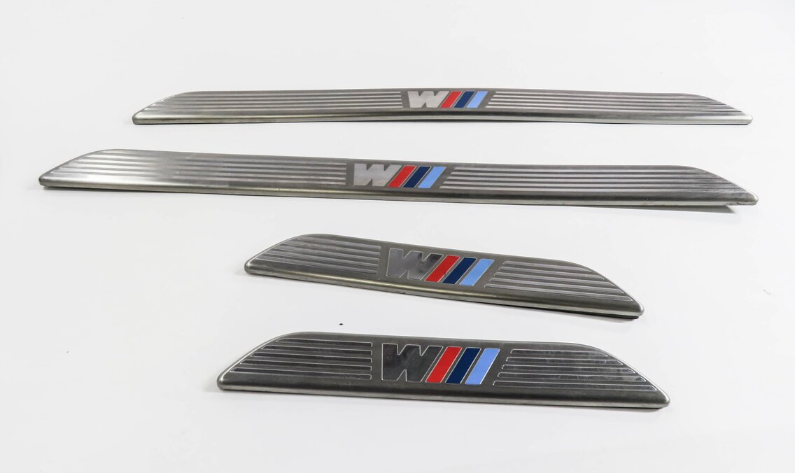 Thumbnail 2: 2011 BMW X5M ///M (E70) FRONT & REAR DOOR SILL SCUFF PANEL TRIM SET-4