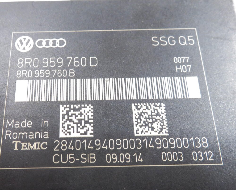 Thumbnail 5: 2009-2017 AUDI Q5 (8R) LEFT FRONT DRIVER MEMORY SEAT CONTROL MODULE COMPUTER